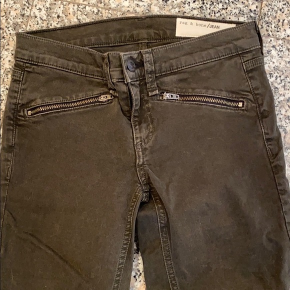 rag & bone Denim - Rag & Bone Jeans size 23 Skinny with zipper pocket